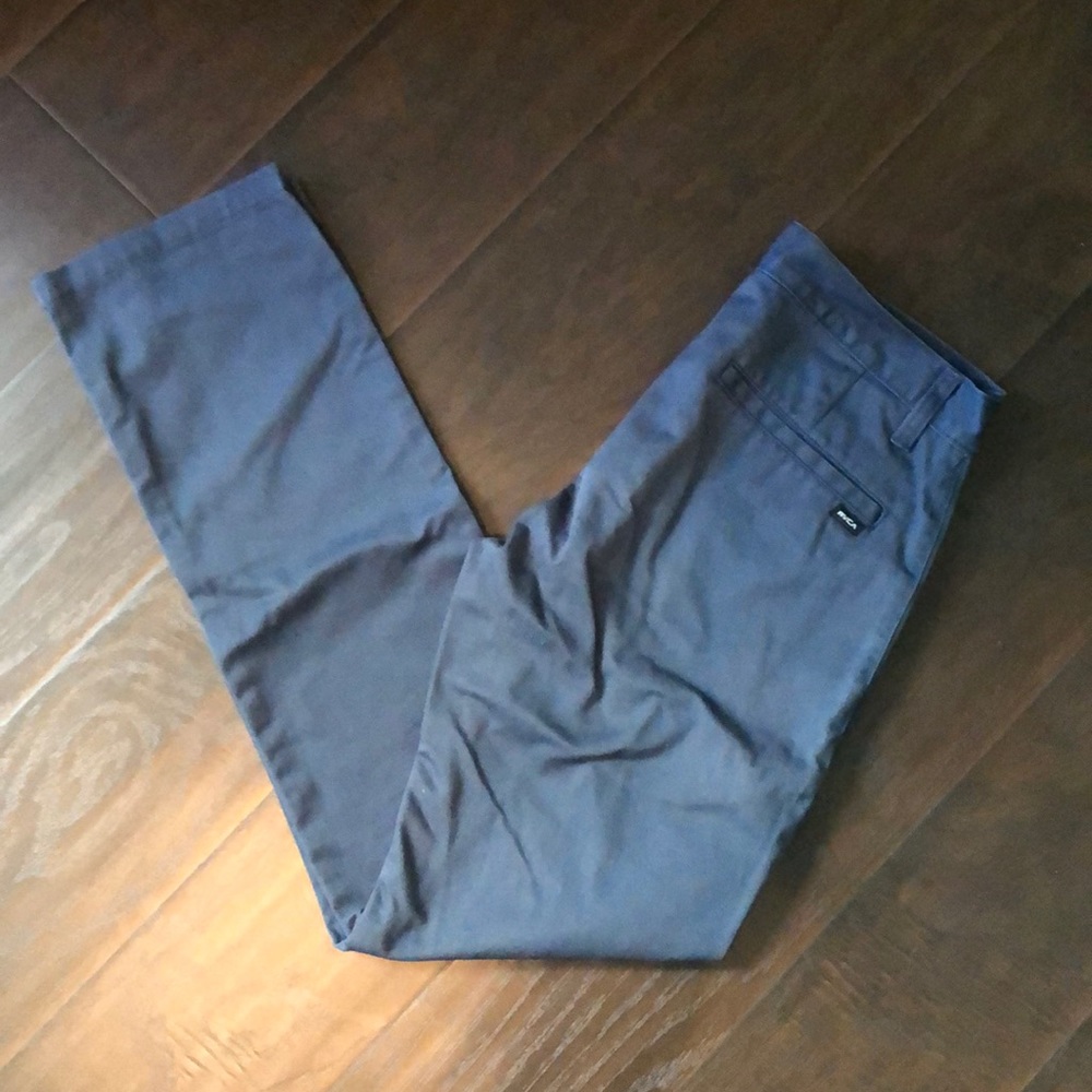 Rvca the Week-End Chino. Navy. Size 29 waist